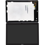 TOUCH SCREEN + LCD DISPLAY ASSEMBLATI ORIGINALE HUAWEI MediaPad T3 10 Nero